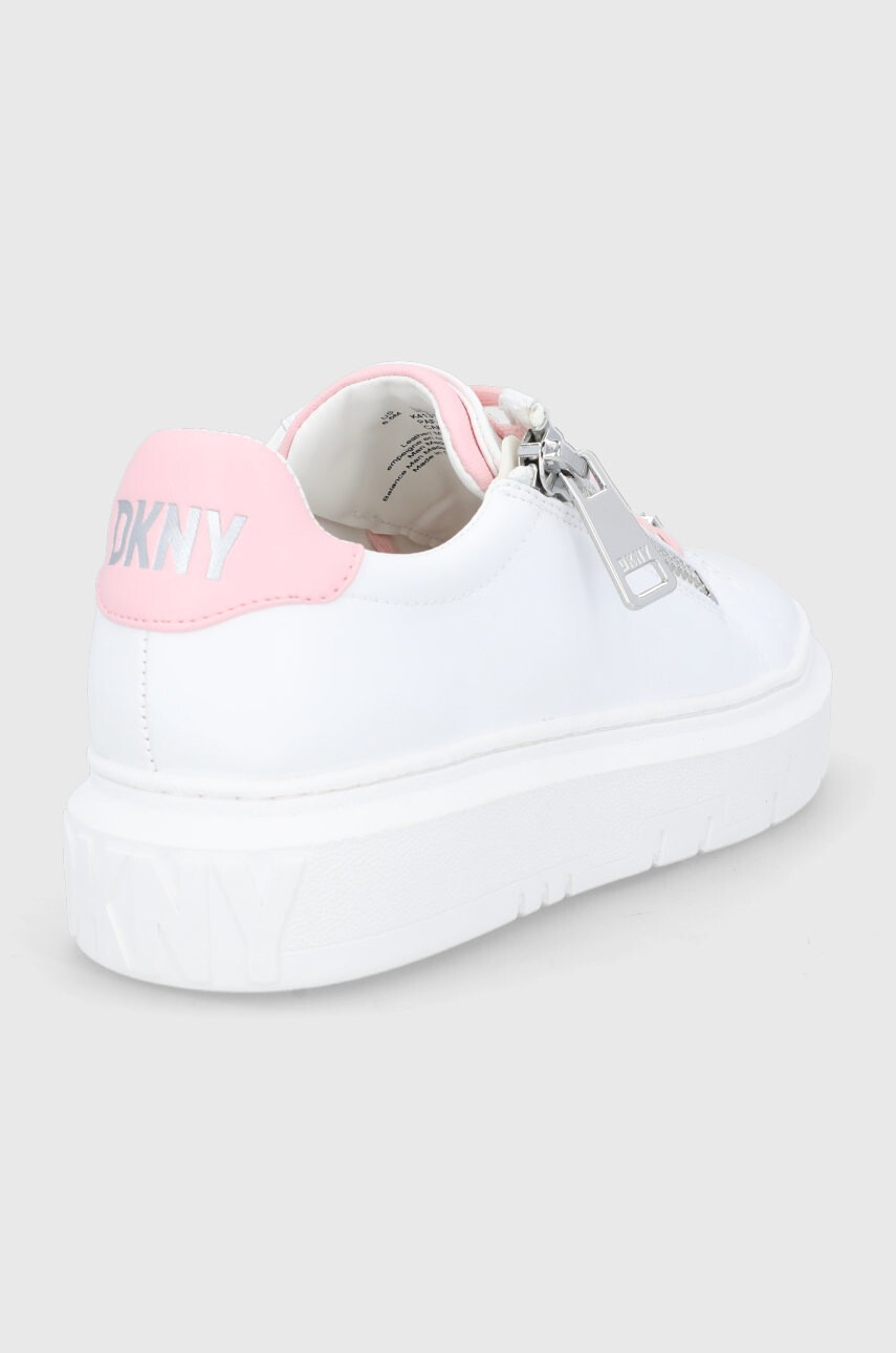 DKNY Кожени обувки в бяло - Pepit.bg