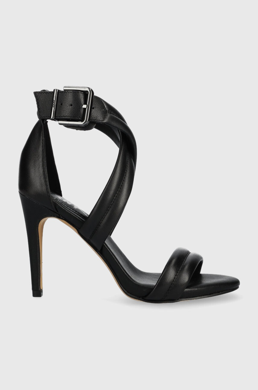 DKNY Кожени сандали ALAINA в черно K4247382 - Pepit.bg