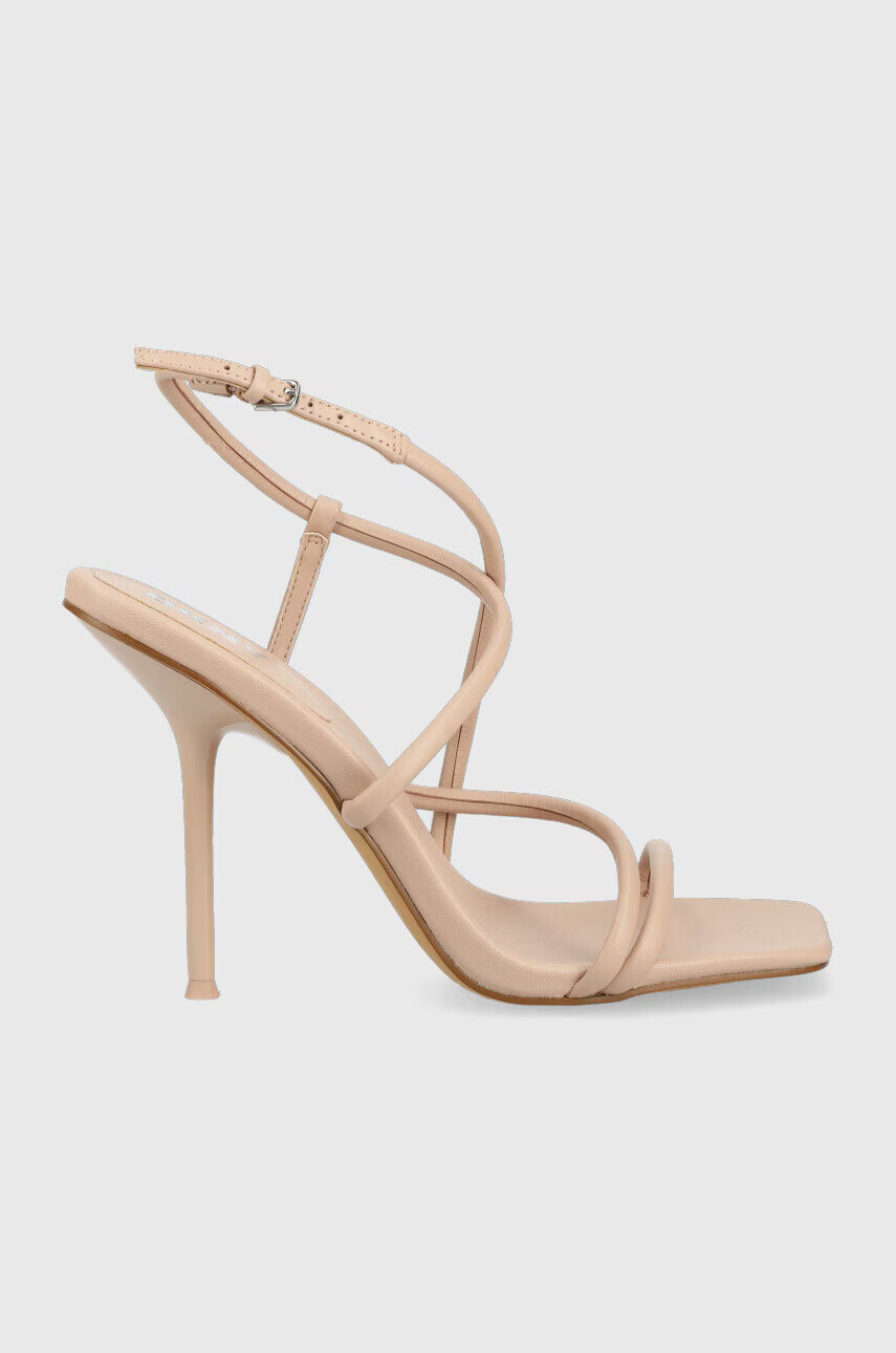 DKNY Кожени сандали REIA в бежово K4261929 - Pepit.bg