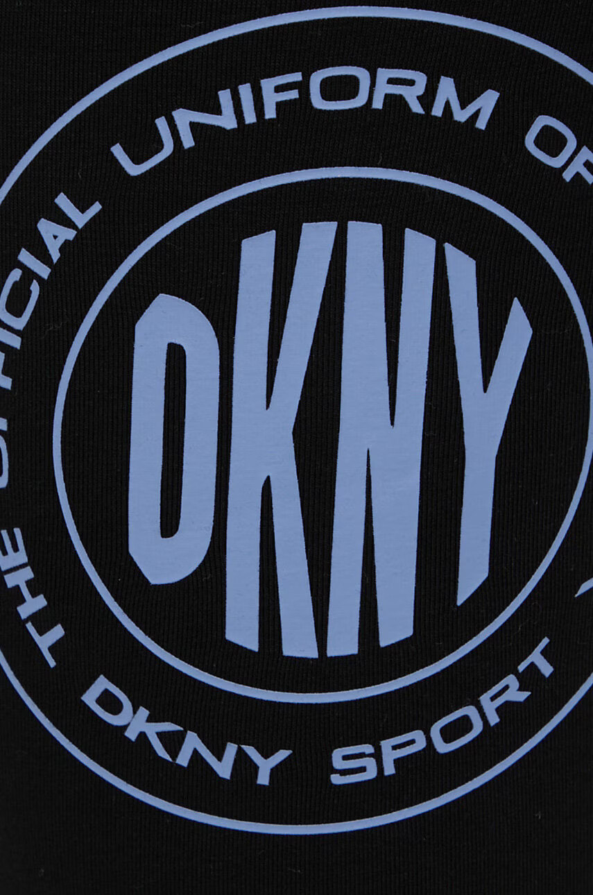 DKNY Къси панталони в черно с принт със стандартна талия - Pepit.bg