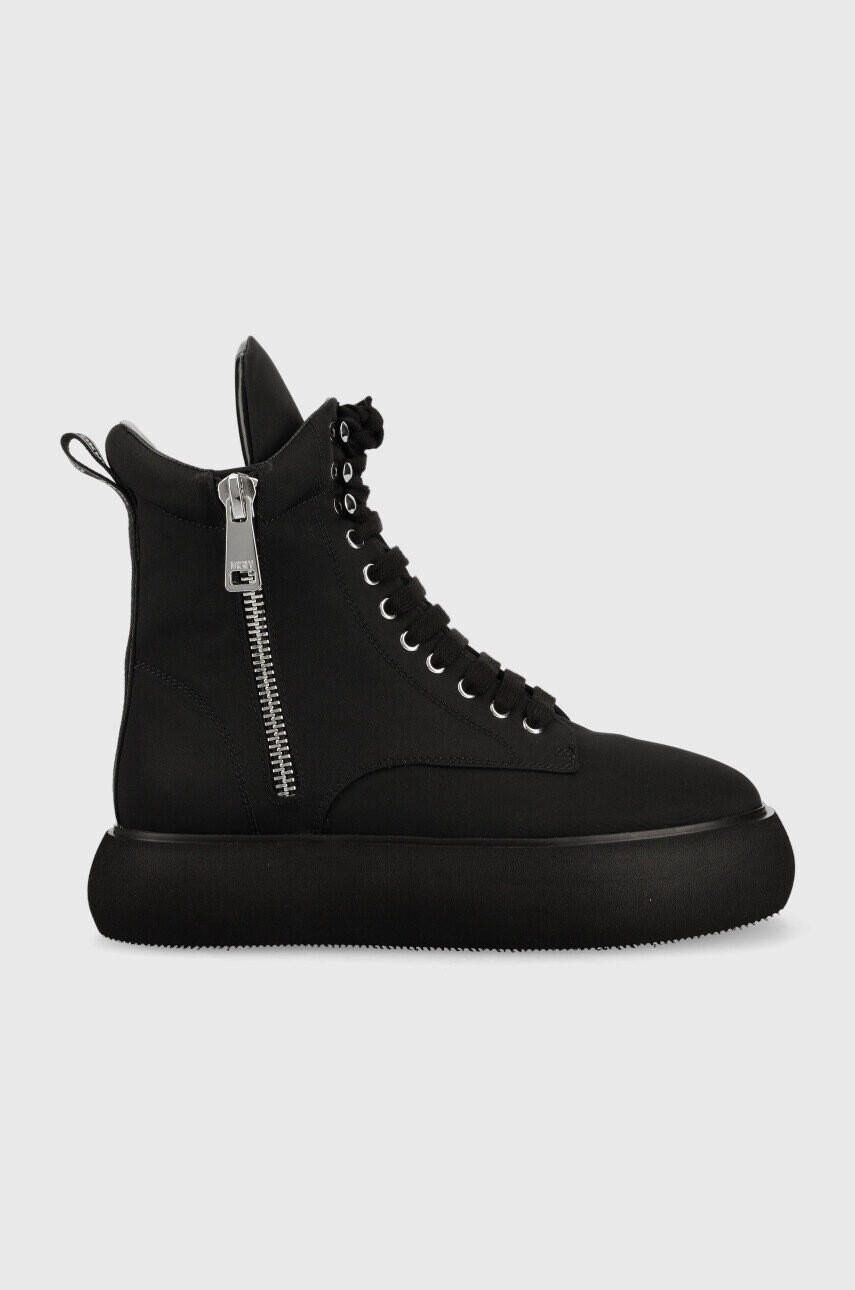DKNY Маратонки Aken в черно с платформа - Pepit.bg