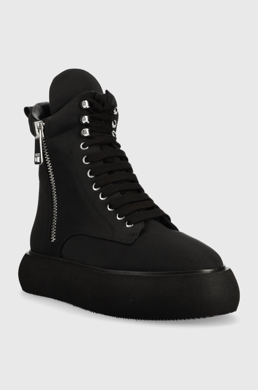 DKNY Маратонки Aken в черно с платформа - Pepit.bg