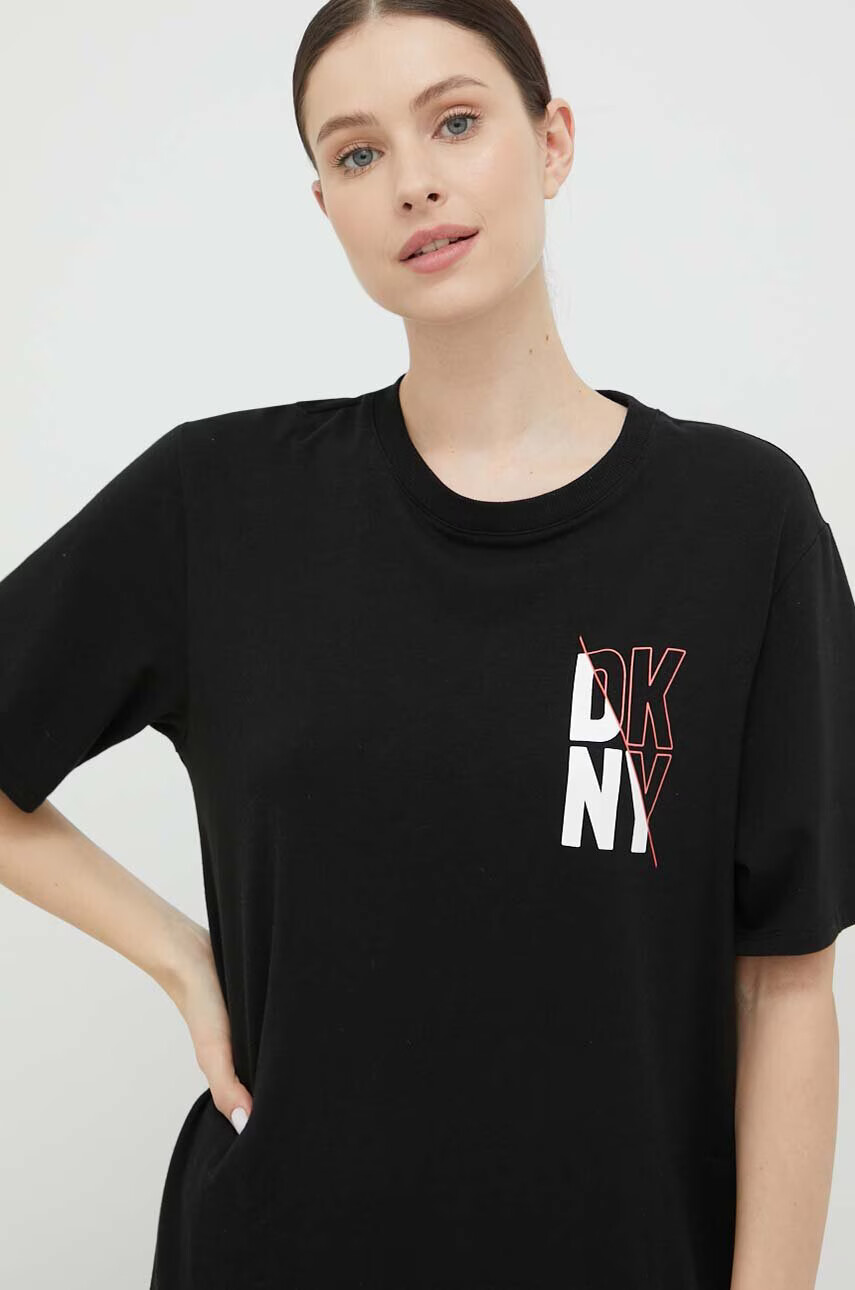 DKNY Нощница дамска в черно - Pepit.bg