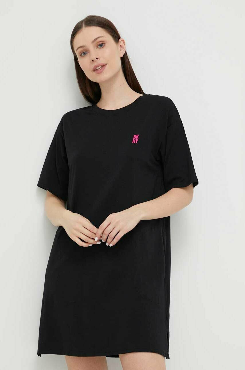 DKNY Нощница дамска в черно - Pepit.bg