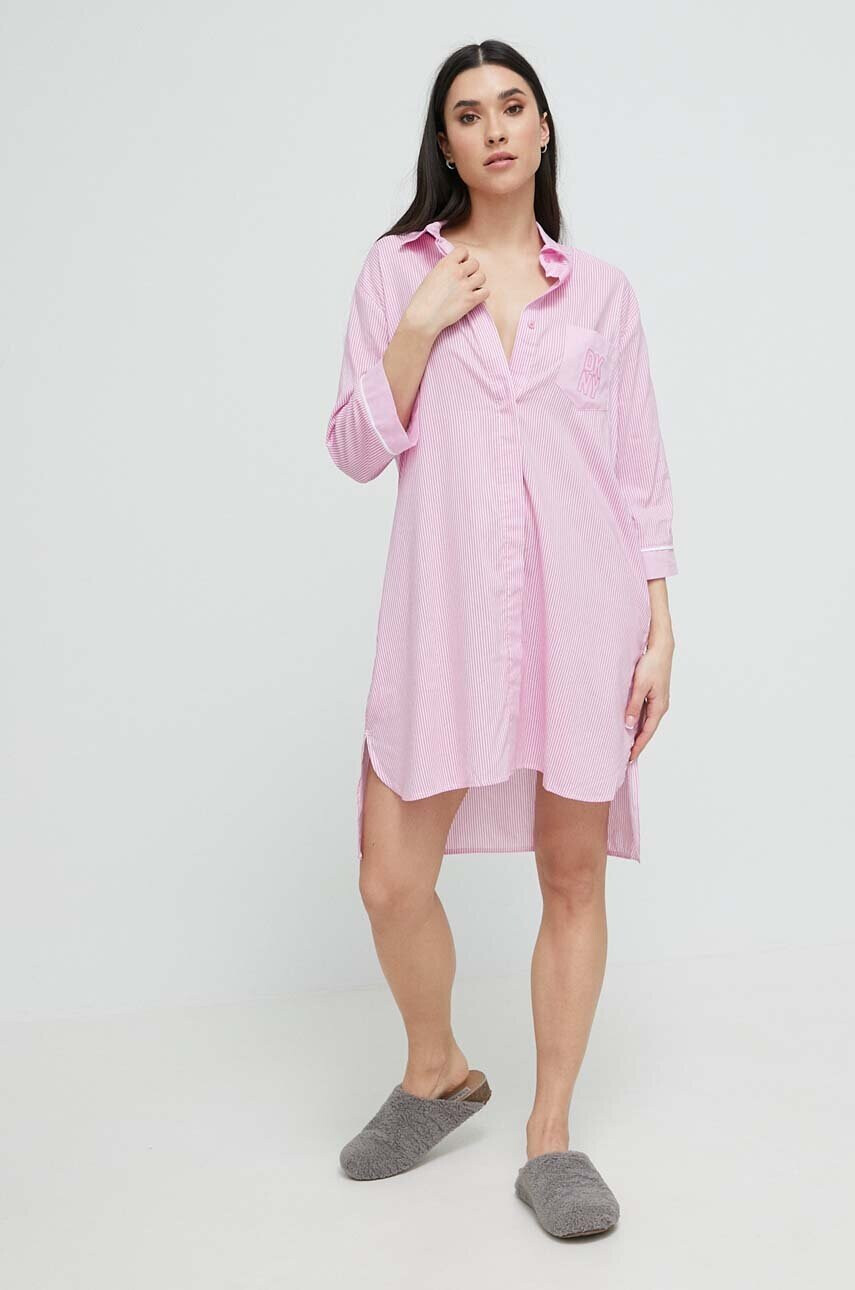 DKNY Нощница дамска в розово - Pepit.bg
