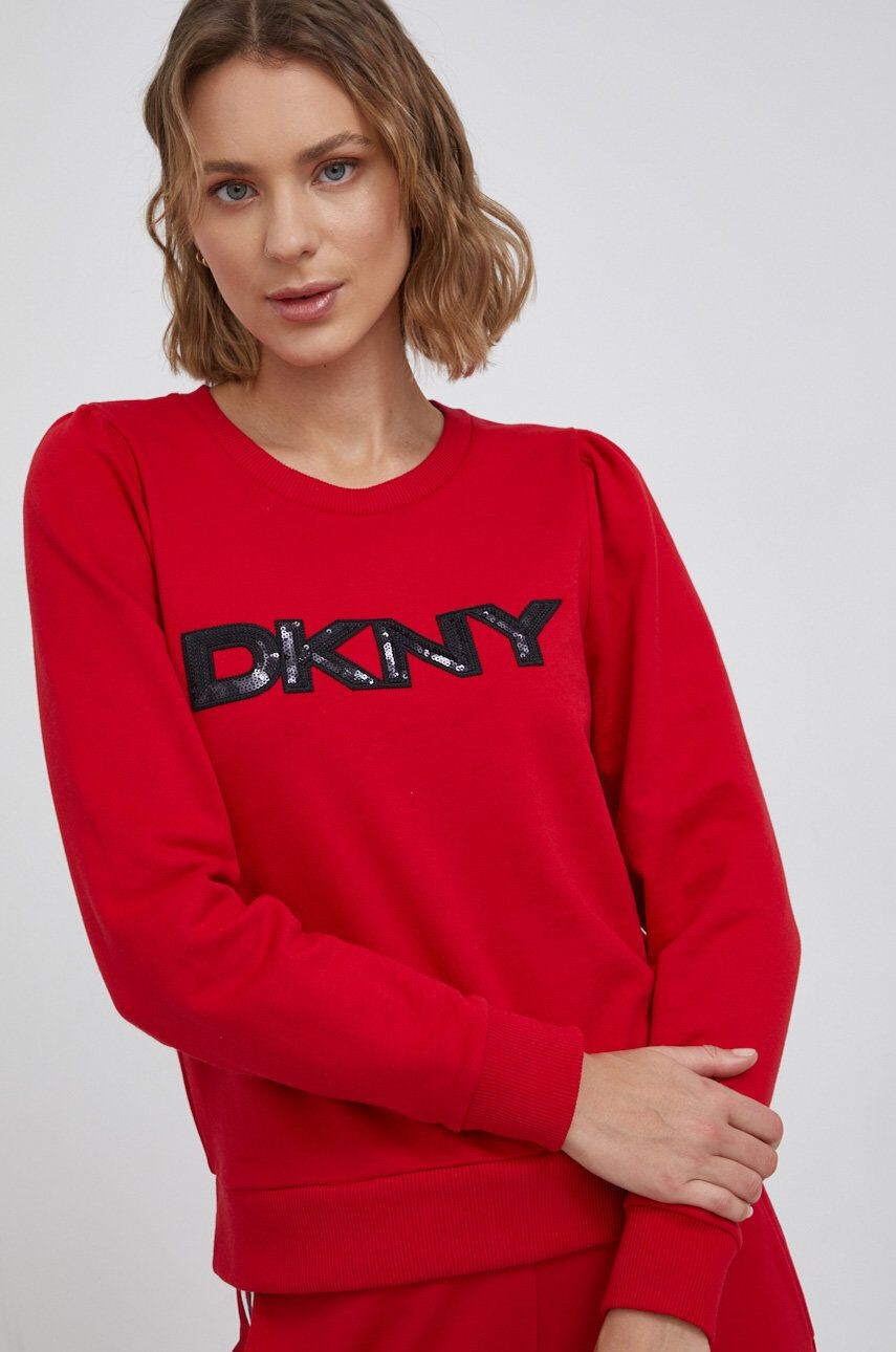 DKNY Памучен суичър - Pepit.bg