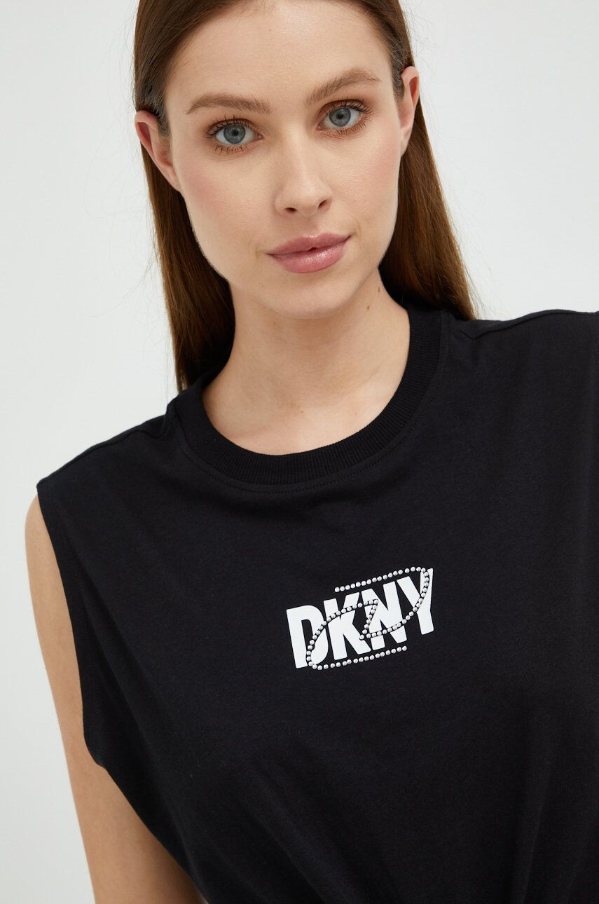 DKNY Памучен топ - Pepit.bg