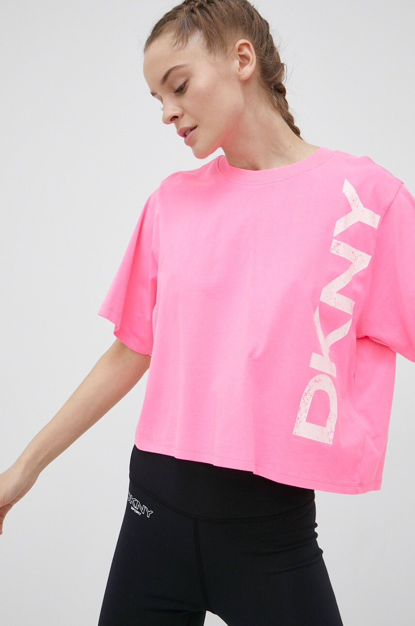 DKNY Памучна тениска - Pepit.bg