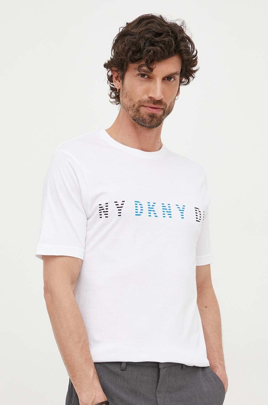 DKNY Памучна тениска (3 броя) с принт - Pepit.bg