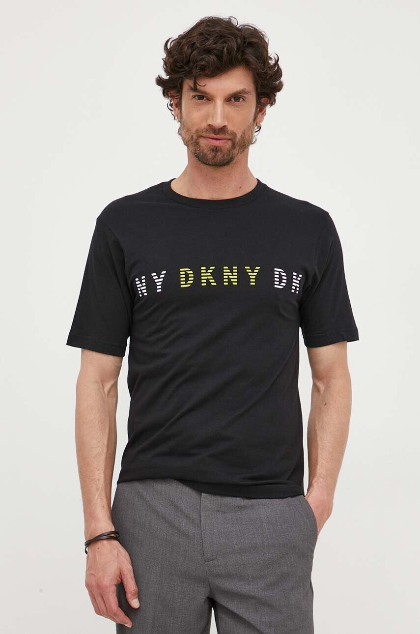 DKNY Памучна тениска (3 броя) с принт - Pepit.bg