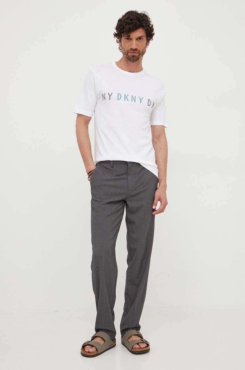 DKNY Памучна тениска (3 броя) с принт - Pepit.bg