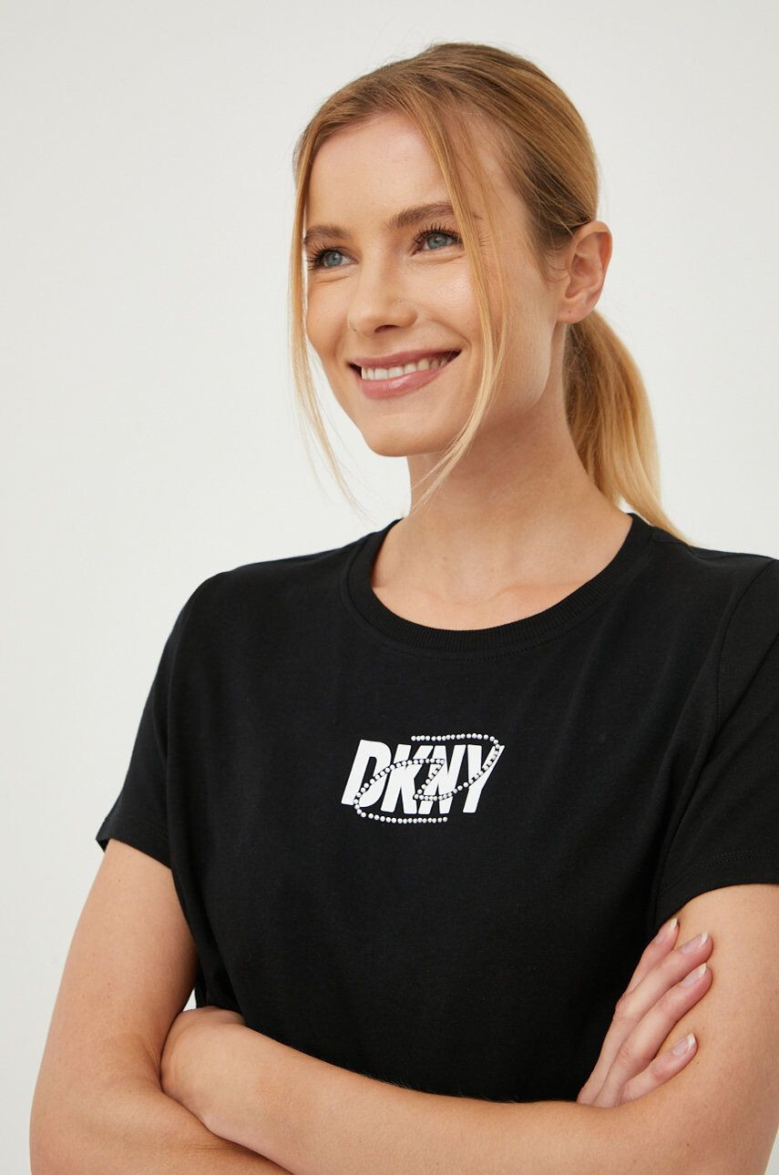 DKNY Памучна тениска - Pepit.bg