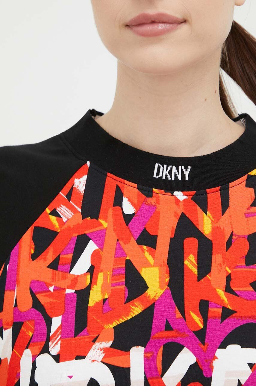 DKNY Пижама дамска в черно - Pepit.bg