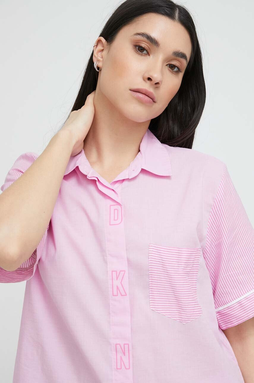 DKNY Пижама дамска в розово - Pepit.bg