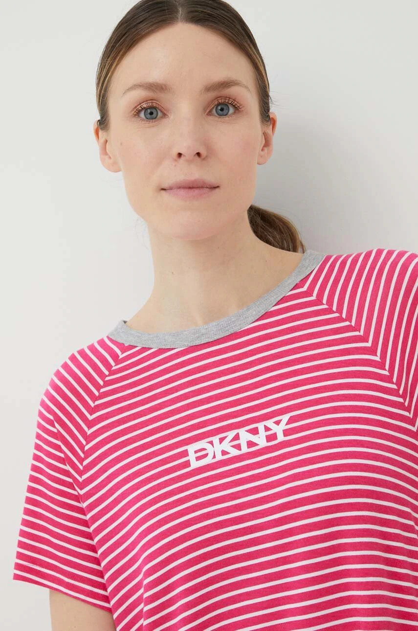 DKNY Пижама дамска в розово - Pepit.bg