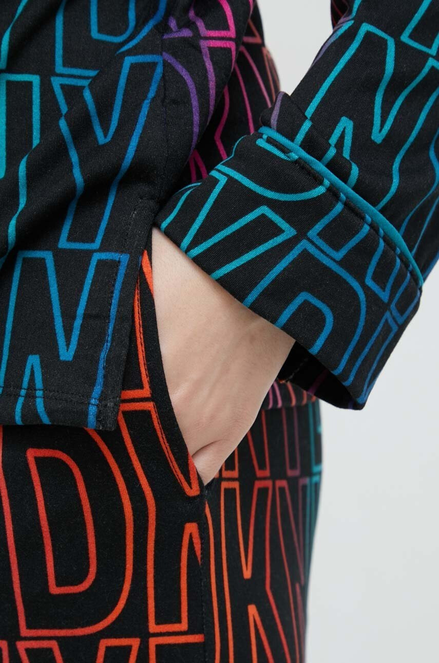 DKNY Пижама дамска в черно - Pepit.bg