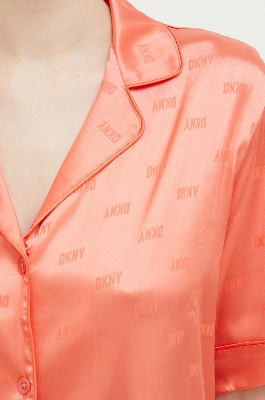 DKNY Пижама дамска в оранжево - Pepit.bg