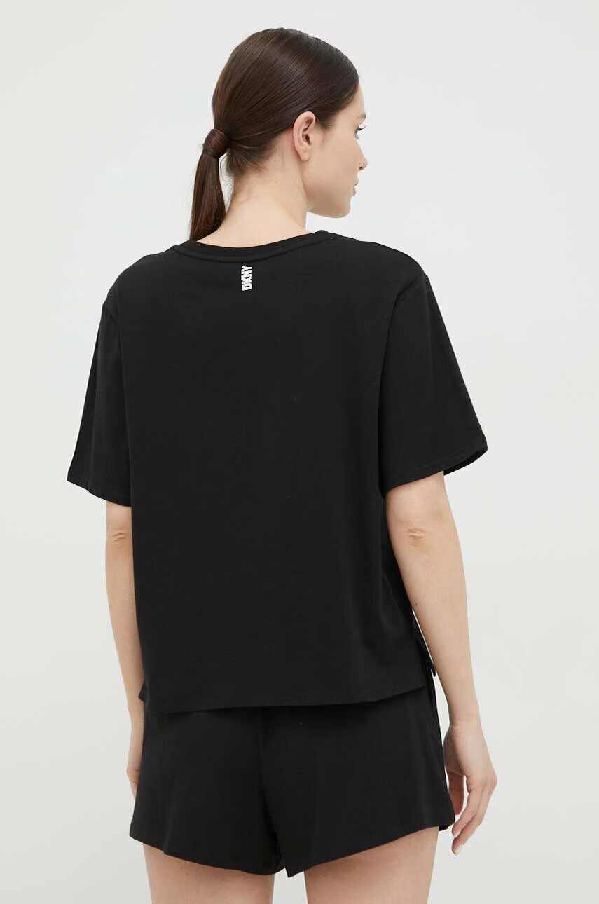 DKNY Пижама дамска в черно - Pepit.bg