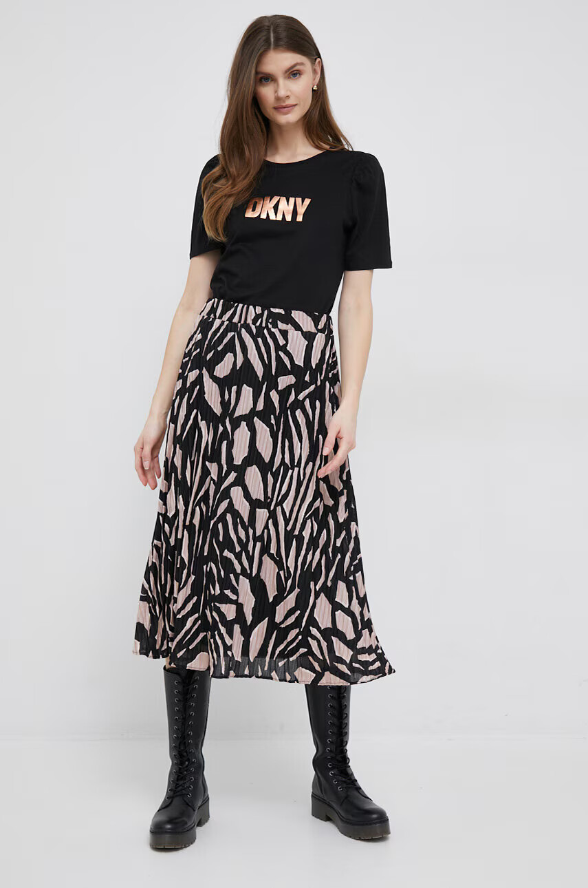 DKNY Пола среднодълъг модел разкроен модел - Pepit.bg
