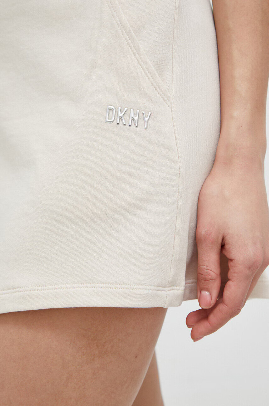 DKNY Пола в бежово къс модел със стандартна кройка - Pepit.bg