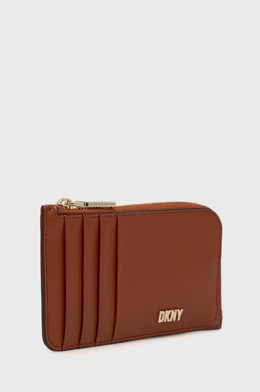 DKNY Портфейл дамски в кафяво - Pepit.bg