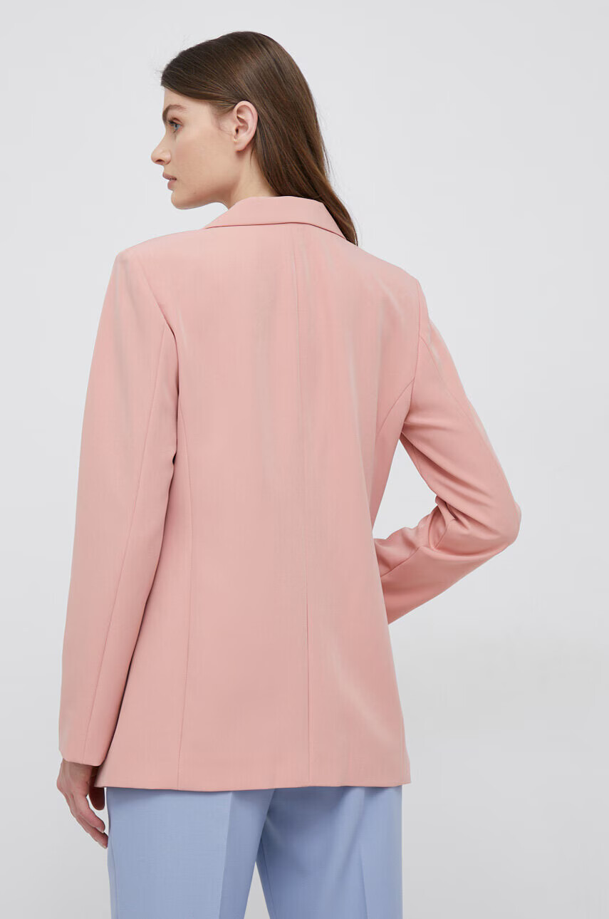 DKNY Сако в розово с едно копче с изчистен дизайн - Pepit.bg