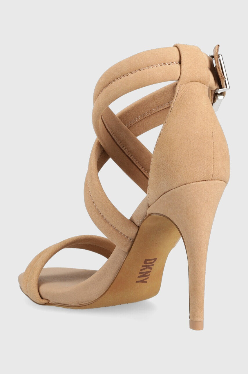 DKNY Сандали от велур CANDRA в бежово - Pepit.bg