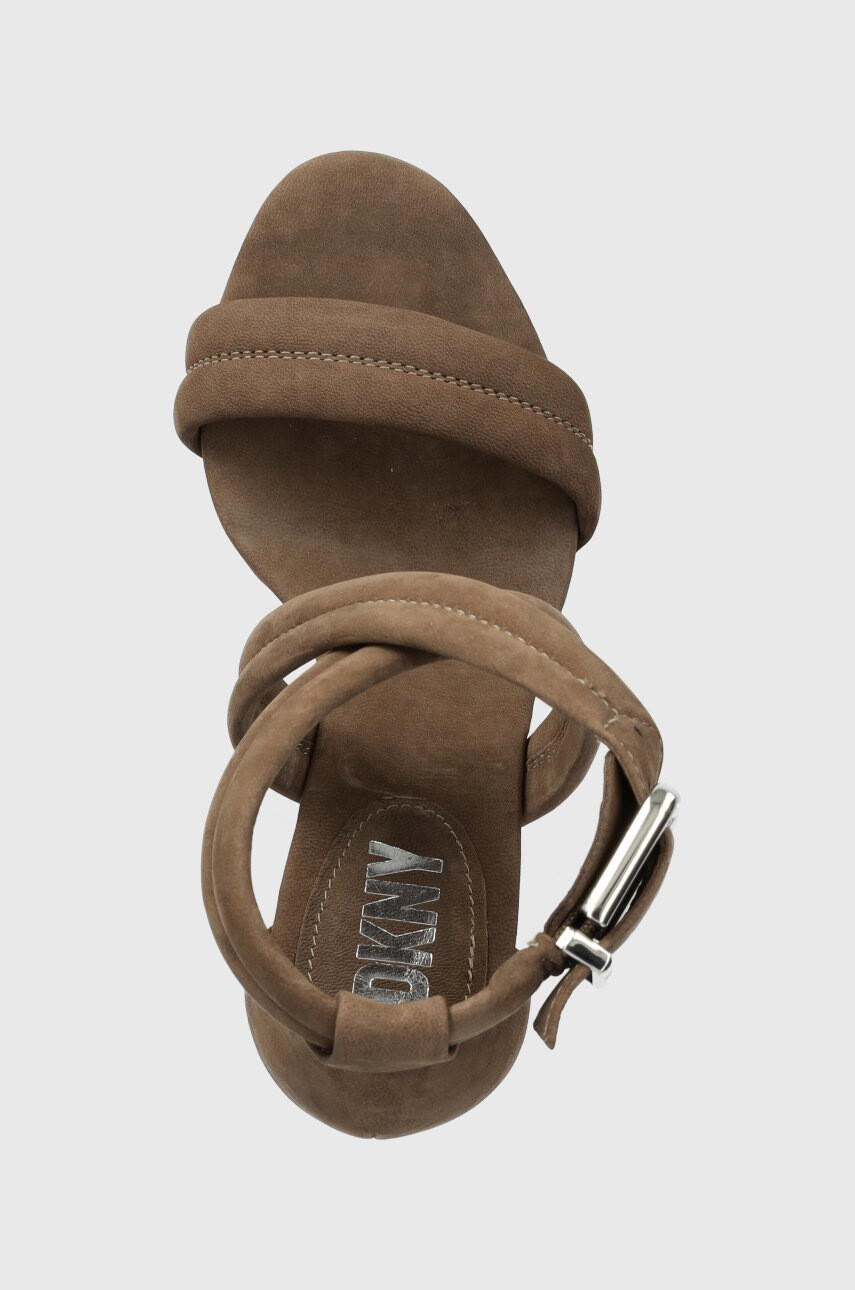 DKNY Сандали от велур CANDRA в кафяво K4251452 - Pepit.bg