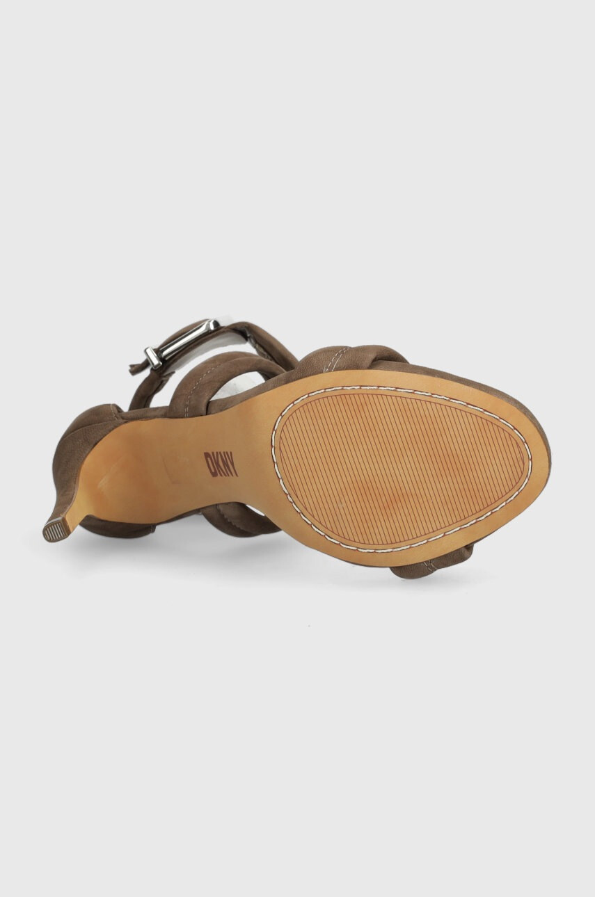 DKNY Сандали от велур CANDRA в кафяво K4251452 - Pepit.bg