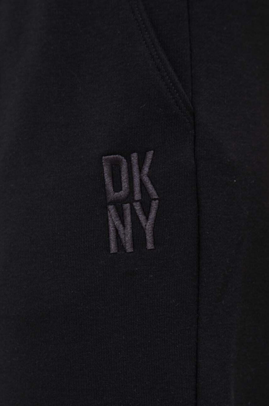 DKNY Спортен панталон в черно с изчистен дизайн - Pepit.bg