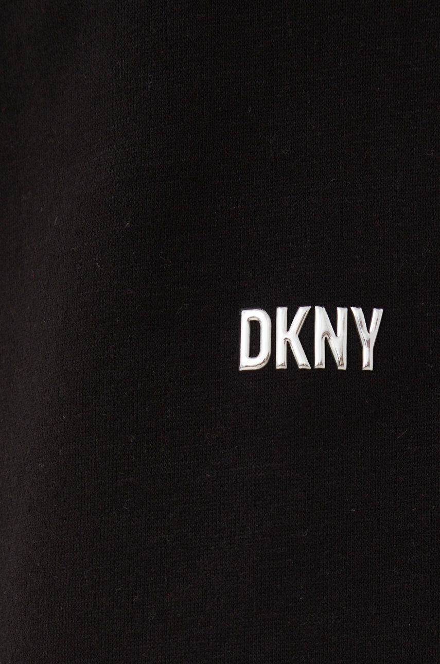 DKNY Спортен панталон в черно с изчистен дизайн - Pepit.bg