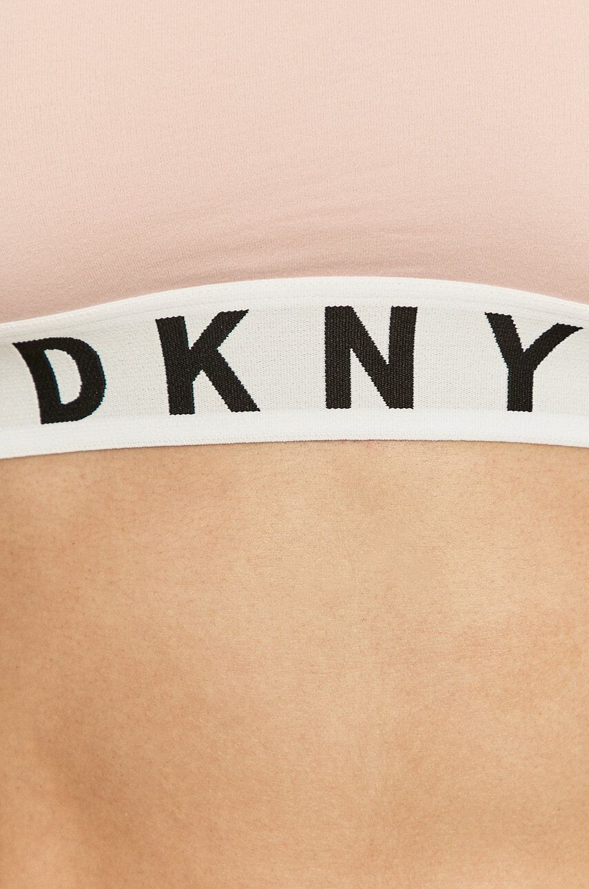 DKNY Сутиен в розово с изчистен дизайн - Pepit.bg