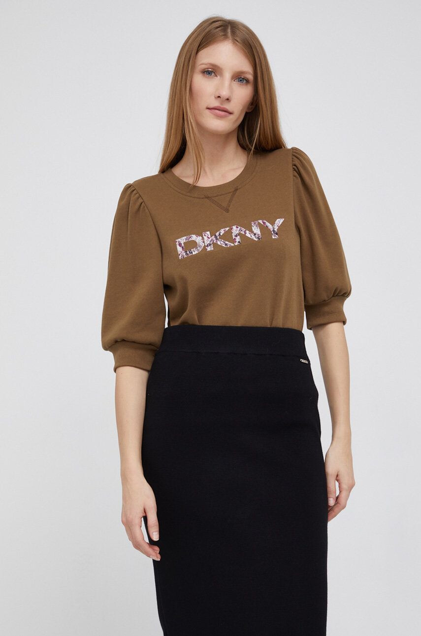 DKNY Суичър в зелено - Pepit.bg