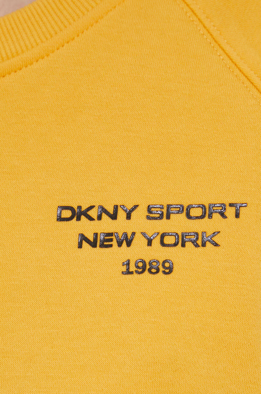 DKNY Суичър дамска в оранжево с принт - Pepit.bg