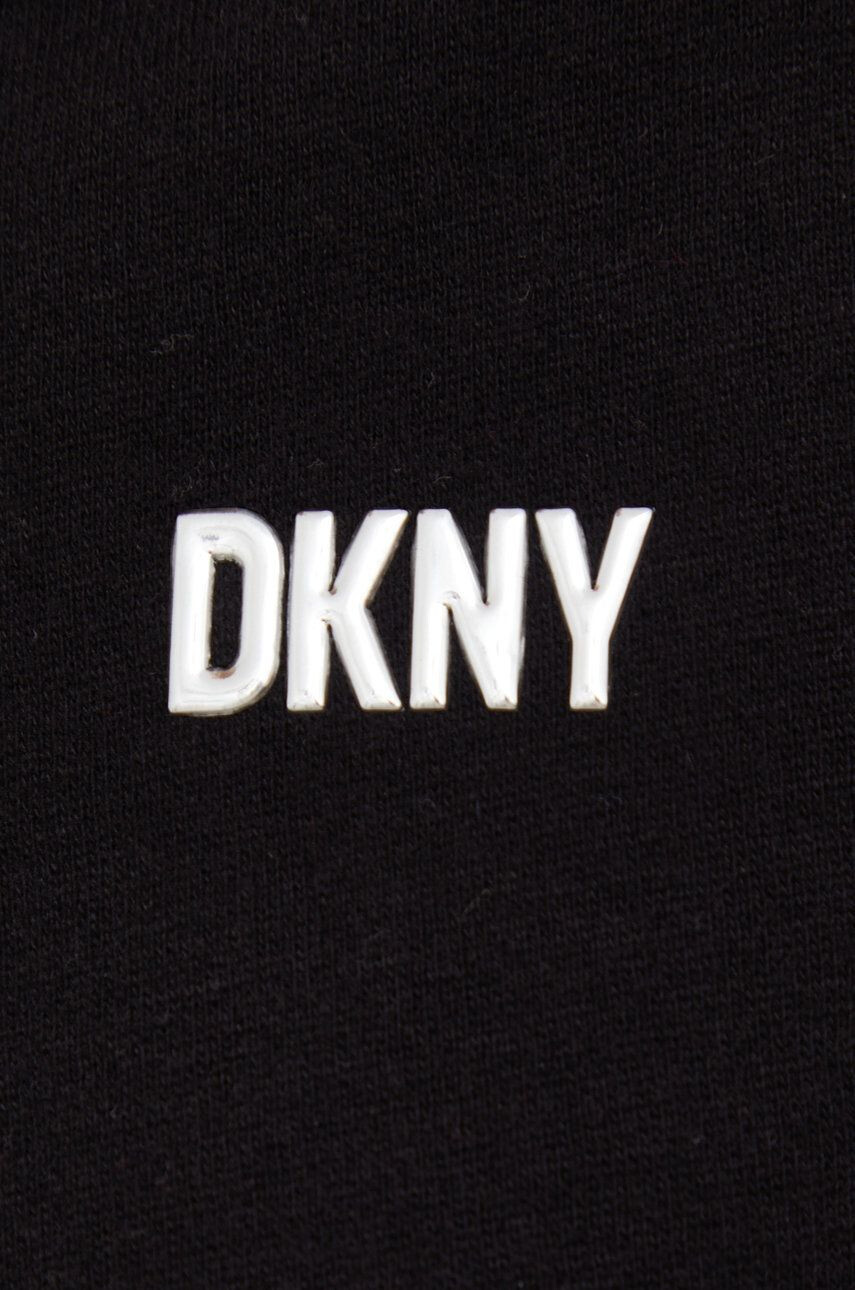 DKNY Суичър в черно с изчистен дизайн - Pepit.bg