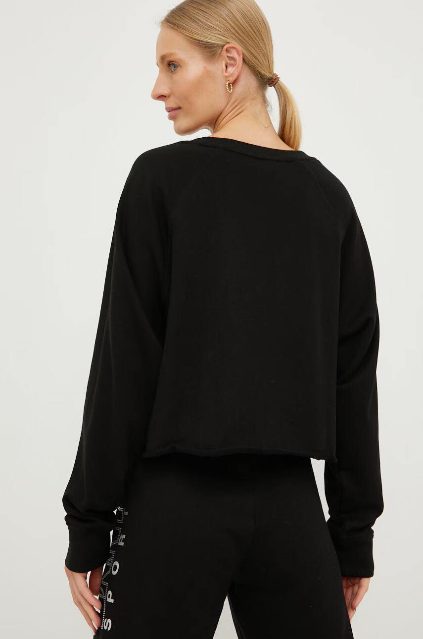 DKNY Суичър в черно с принт - Pepit.bg