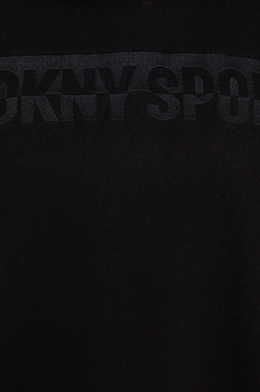 DKNY Суичър в черно с качулка с апликация - Pepit.bg