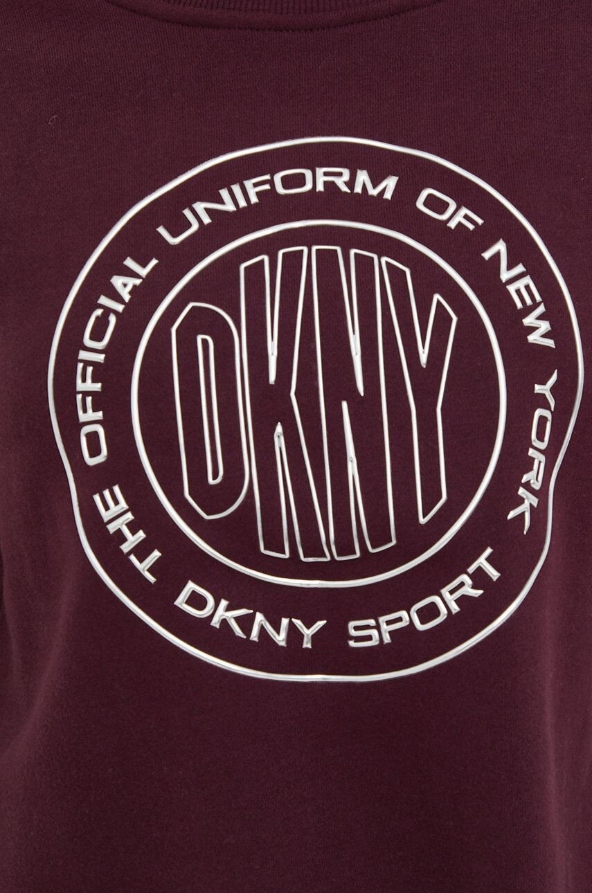 DKNY Суичър в лилаво с апликация - Pepit.bg