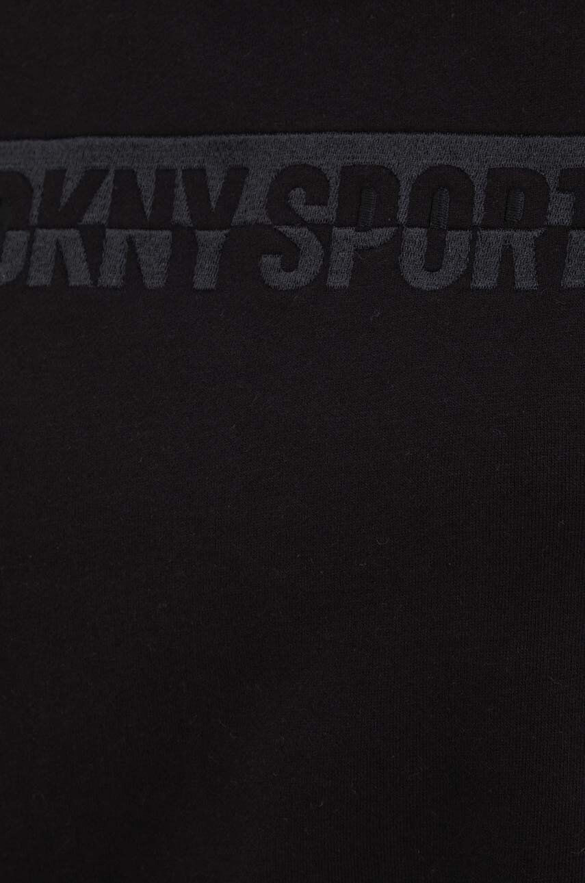 DKNY Суичър в черно с изчистен дизайн - Pepit.bg