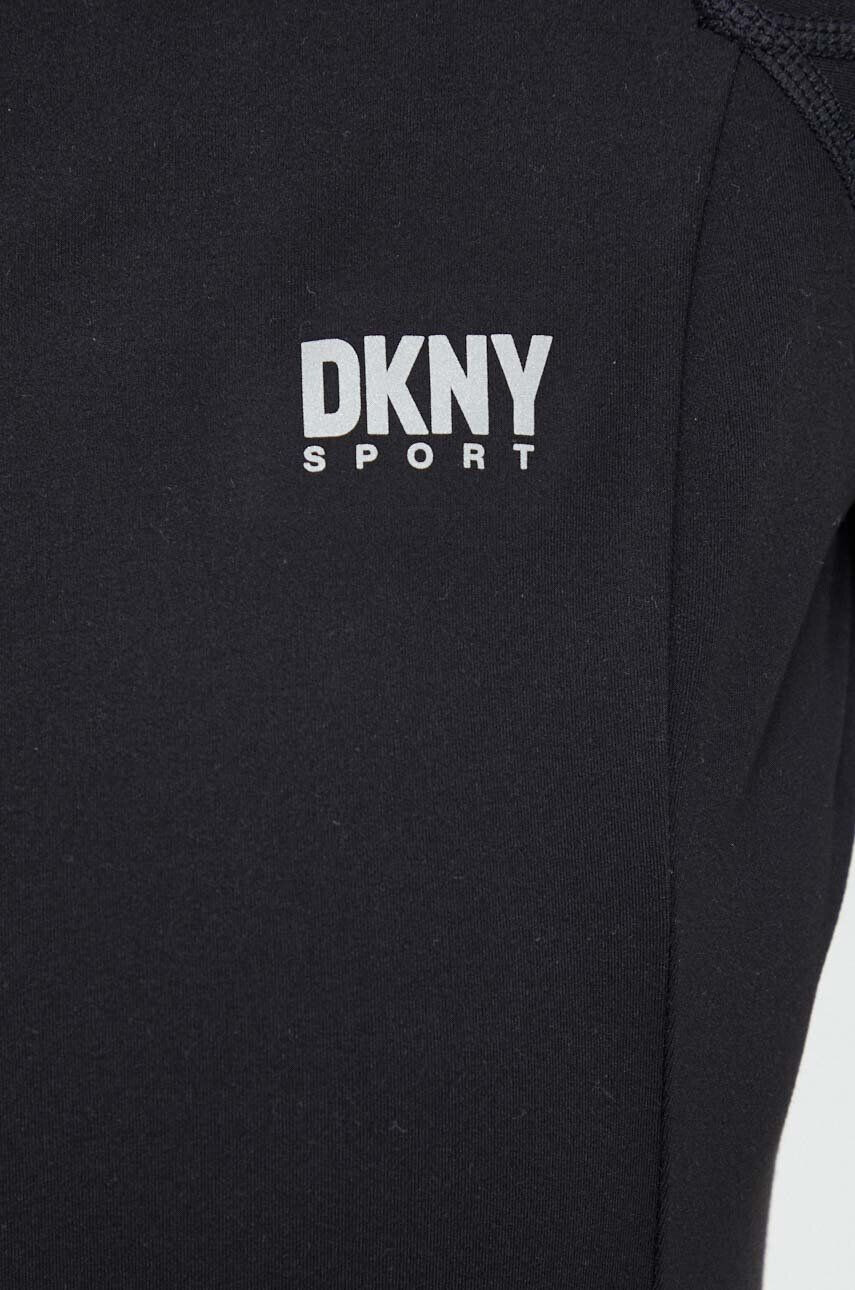 DKNY Суичър в черно с принт - Pepit.bg