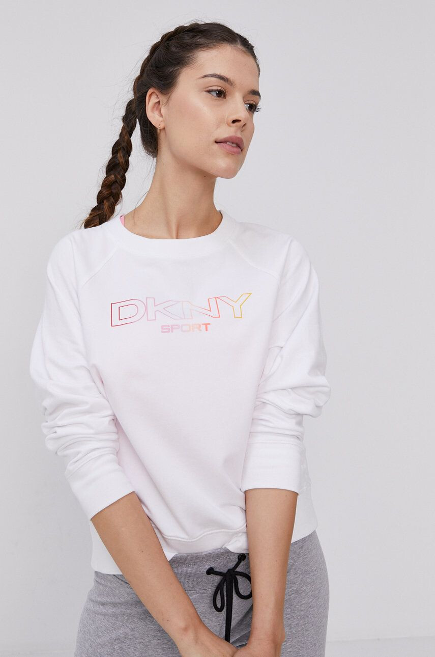 DKNY Суичър в сиво меланж на - Pepit.bg