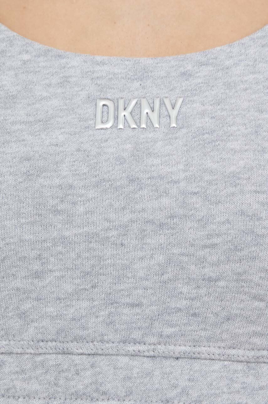 DKNY Сутиен в сиво с изчистен дизайн - Pepit.bg