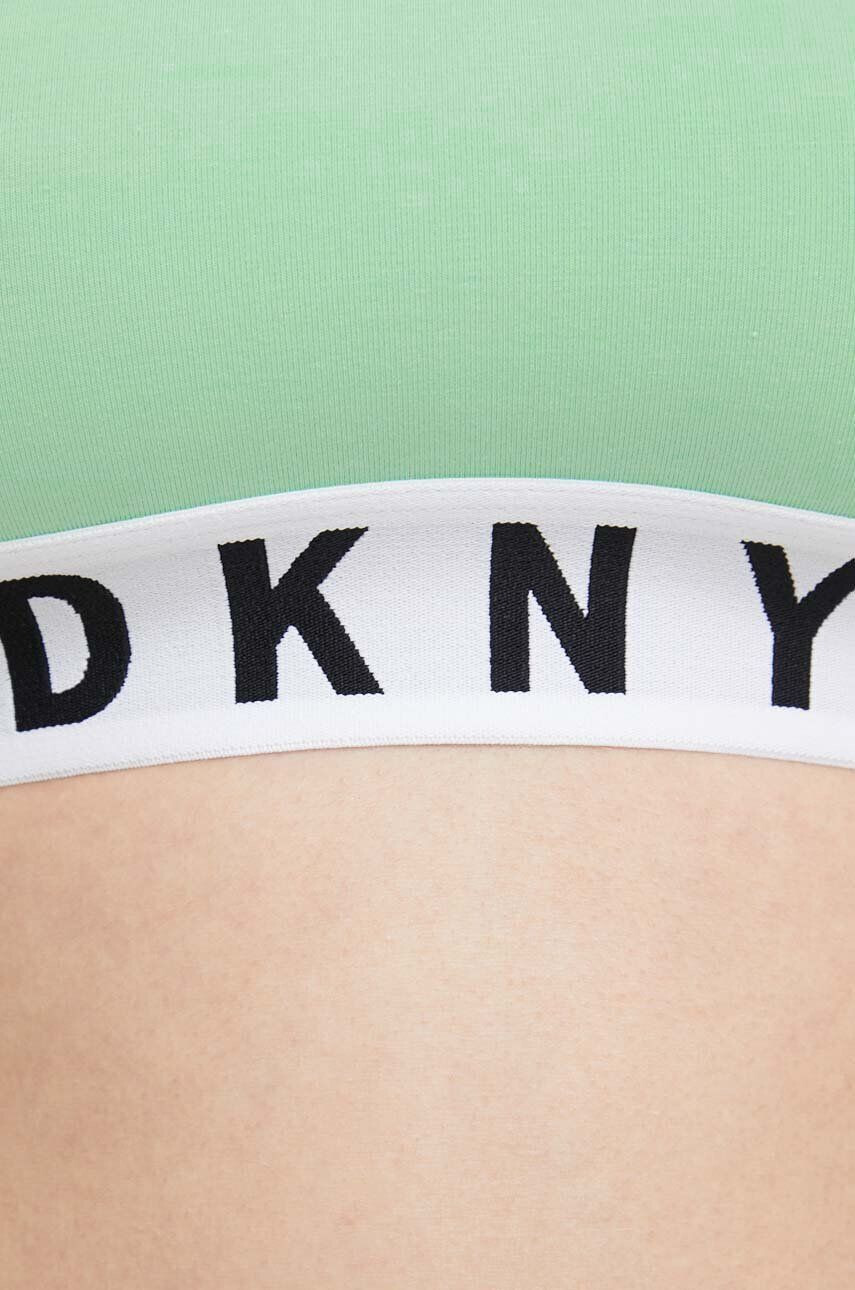 DKNY Сутиен в зелено с изчистен дизайн - Pepit.bg