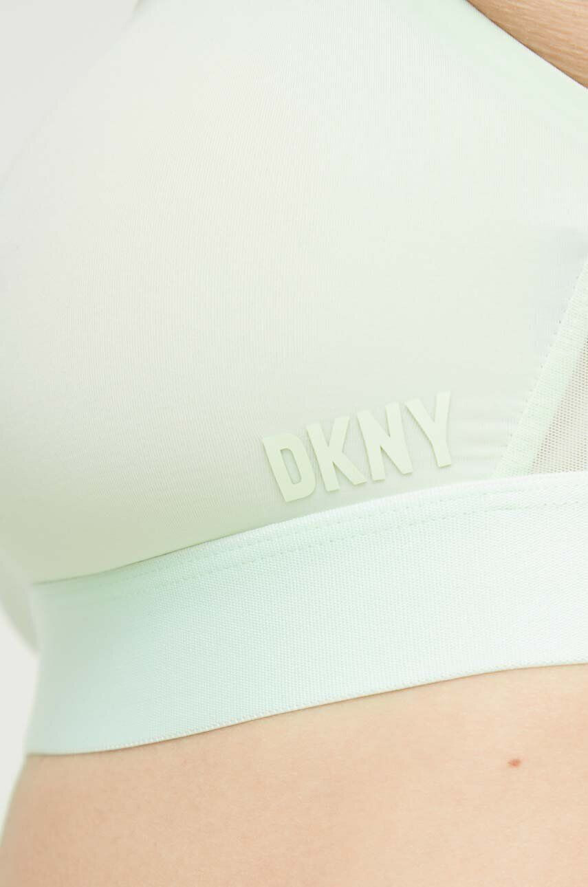 DKNY Сутиен в зелено с изчистен дизайн - Pepit.bg