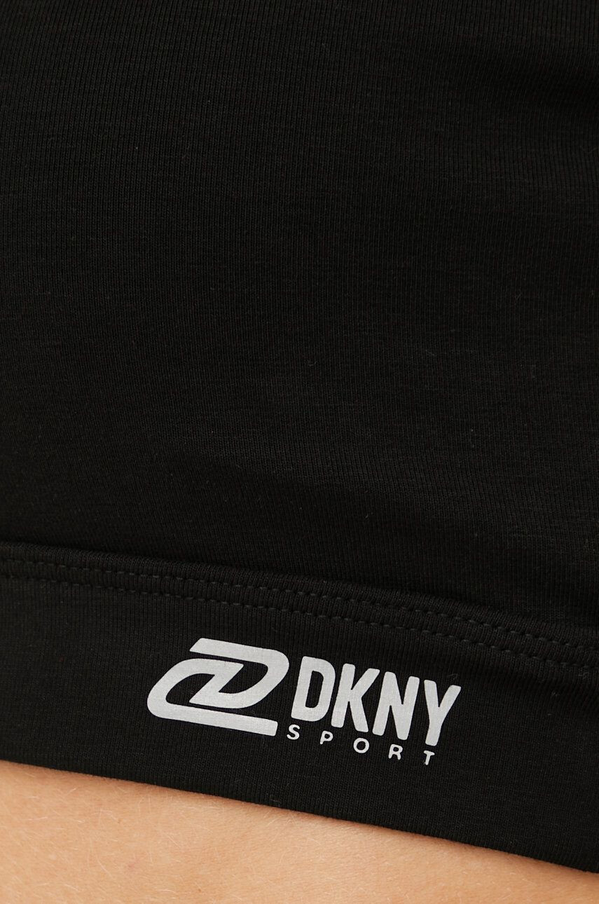 DKNY Сутиен в черно с изчистен дизайн - Pepit.bg