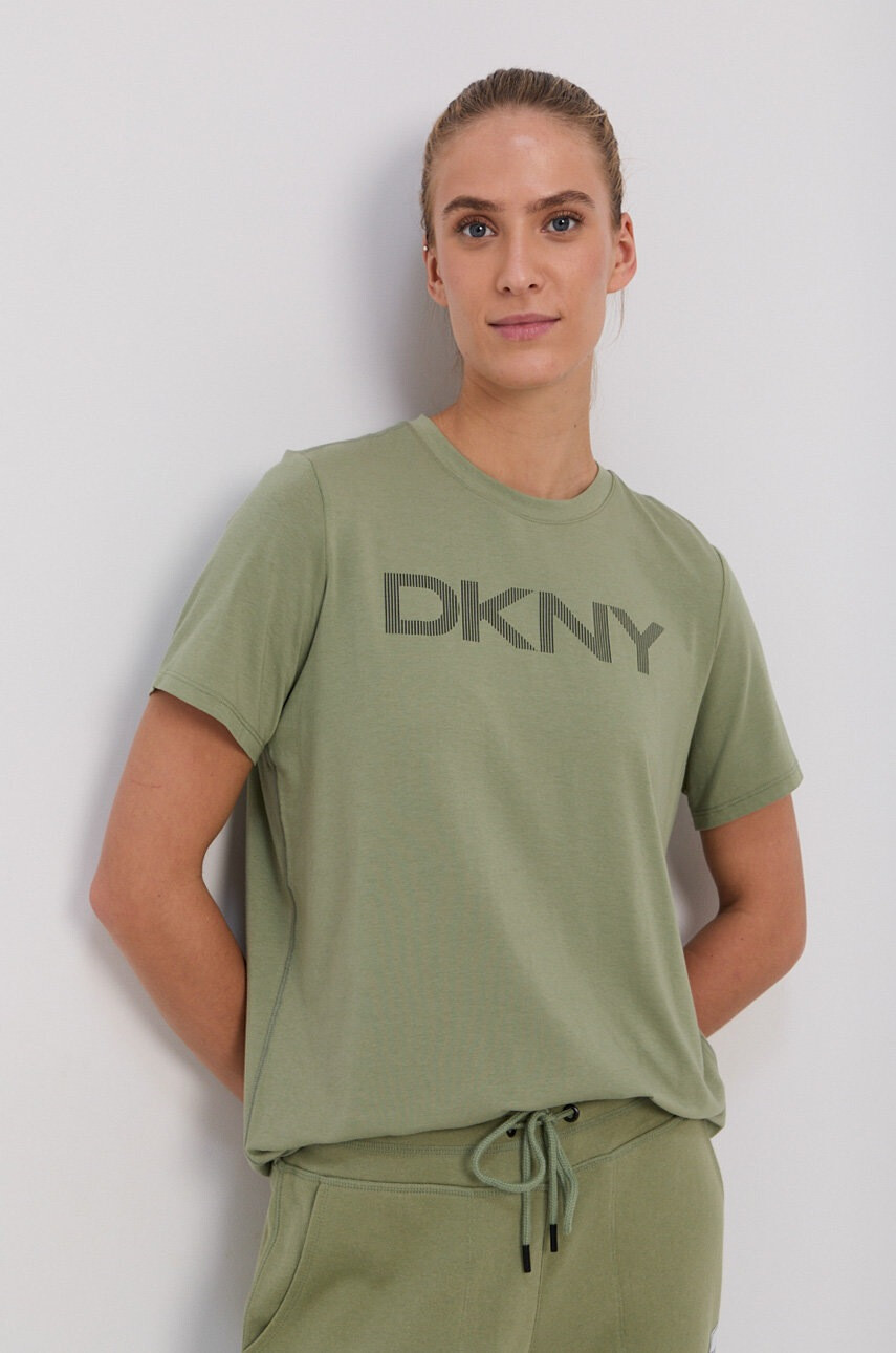 DKNY Тениска дамска в зелено - Pepit.bg