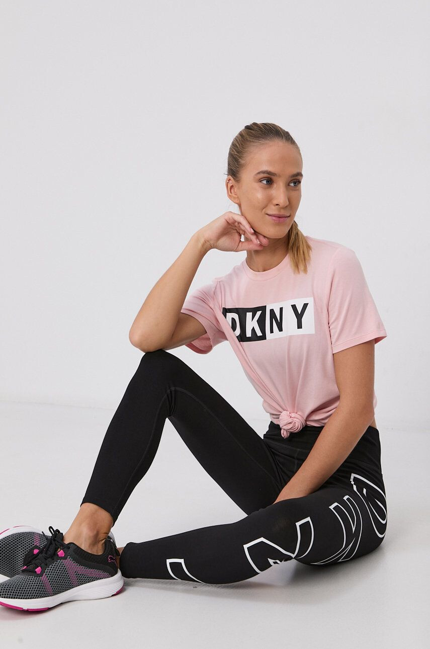 DKNY Тениска дамска в розово - Pepit.bg