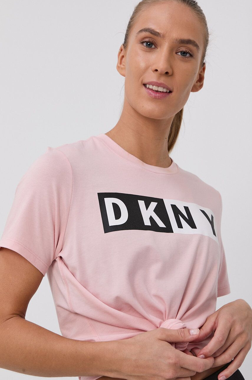 DKNY Тениска дамска в розово - Pepit.bg