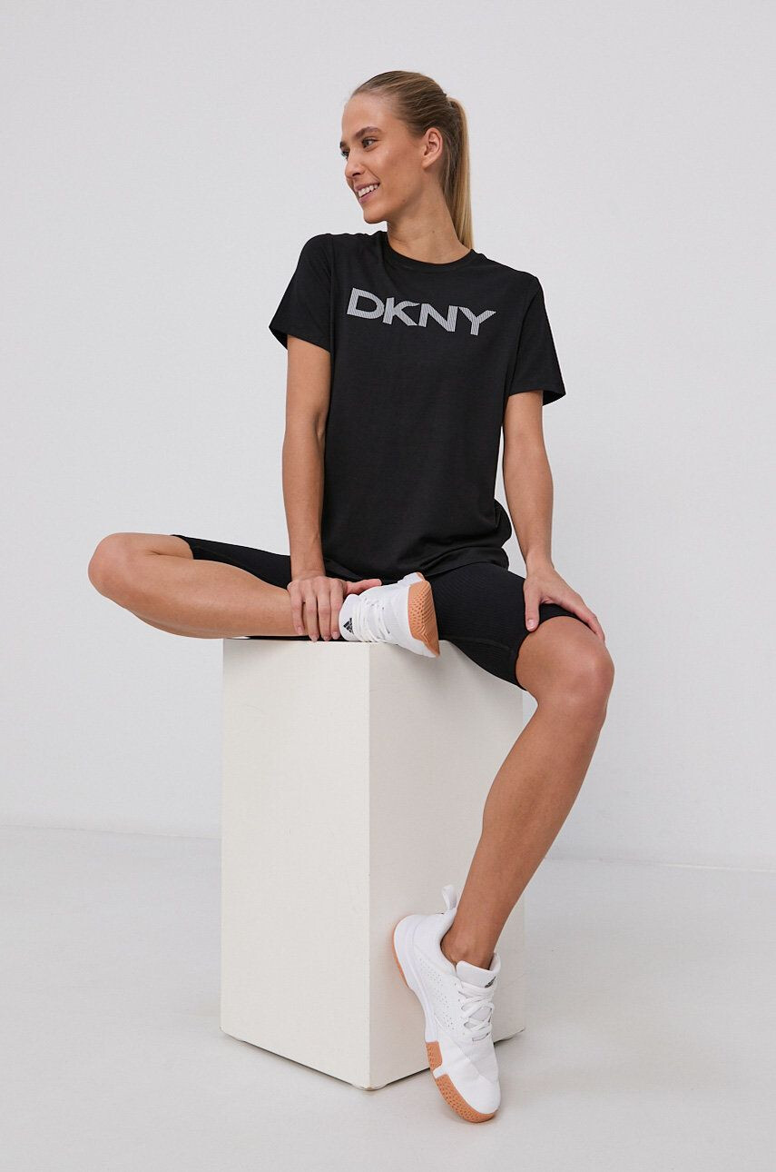 DKNY Тениска дамска в черно - Pepit.bg