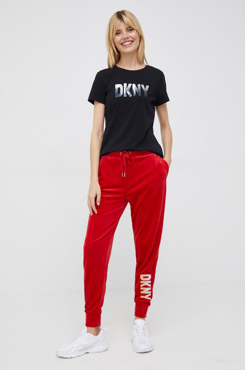 DKNY Тениска в черно - Pepit.bg